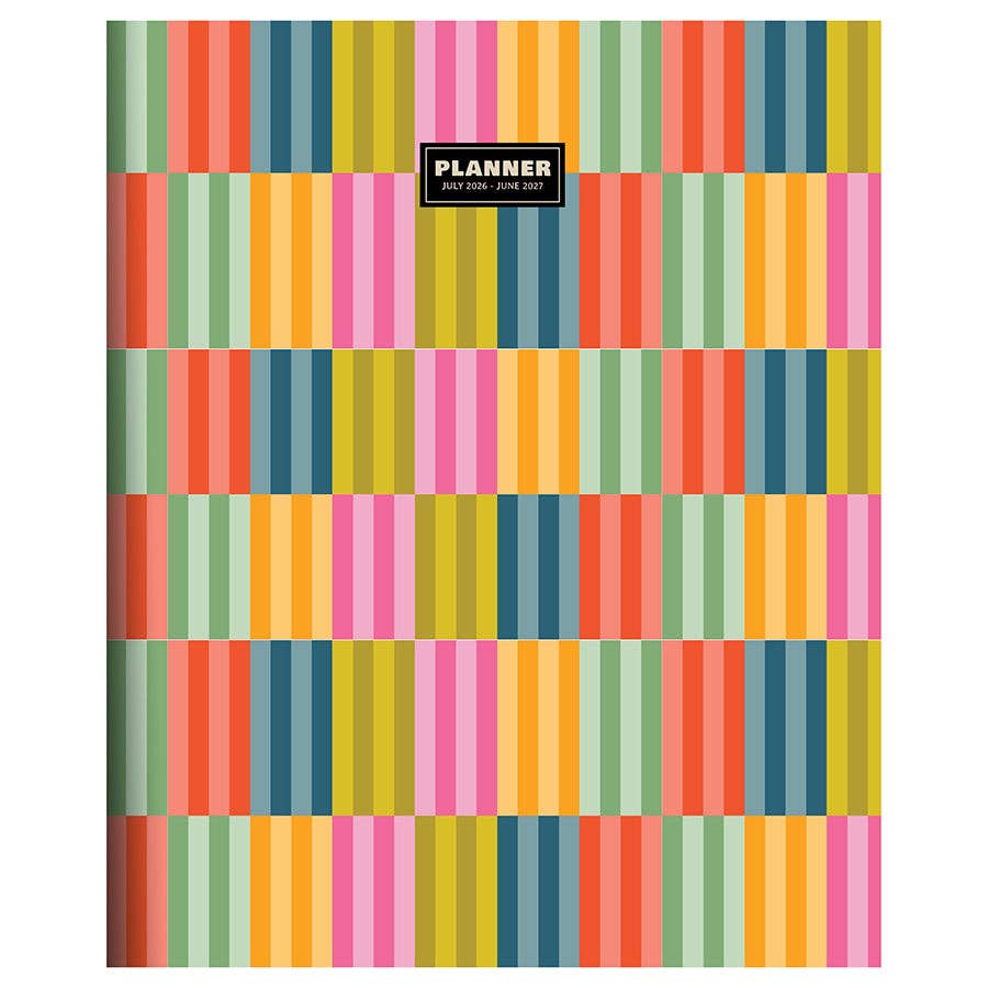 2026/2027 Blocked Colors Large Monthly Planner