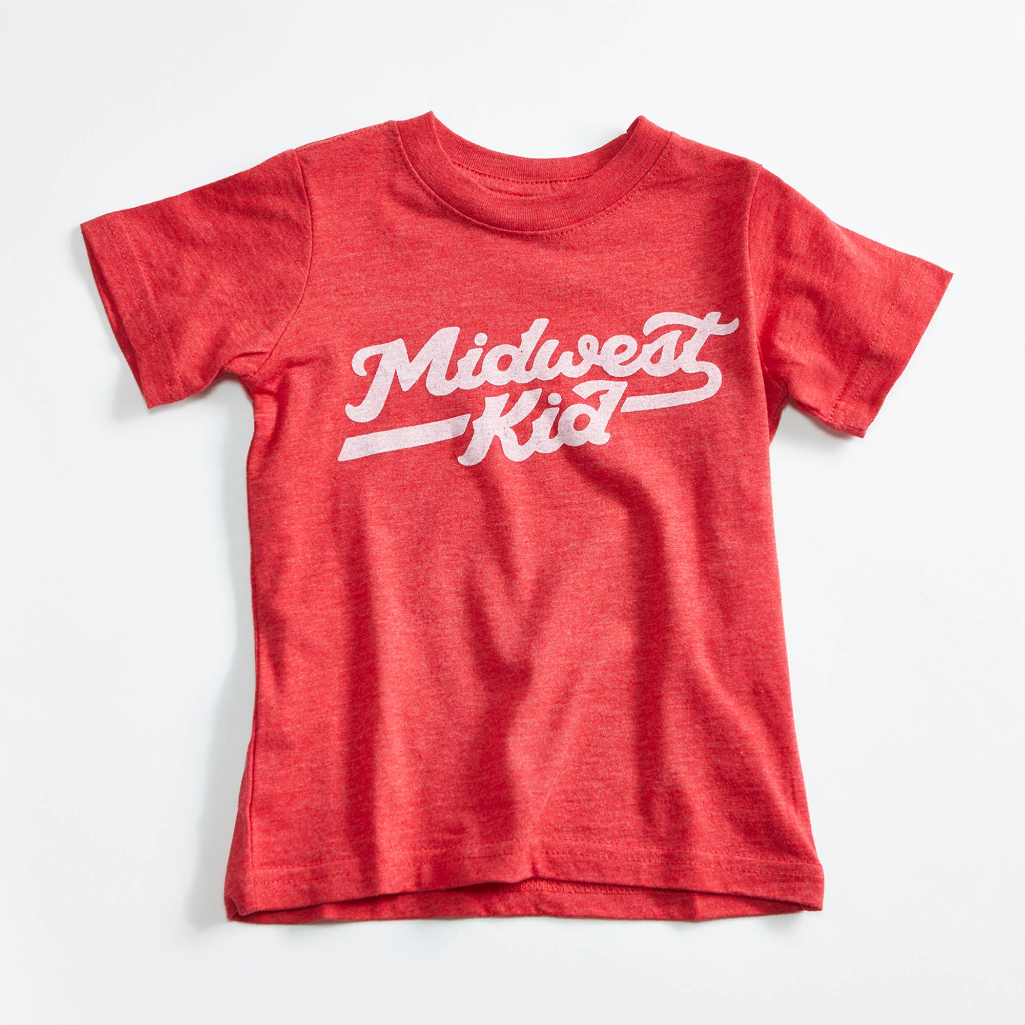 Midwest Kid Heather Red Toddler & Kids T Shirt