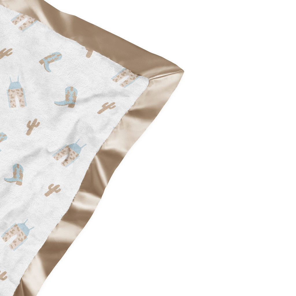 Reversible Baby Blanket Howdy Partner