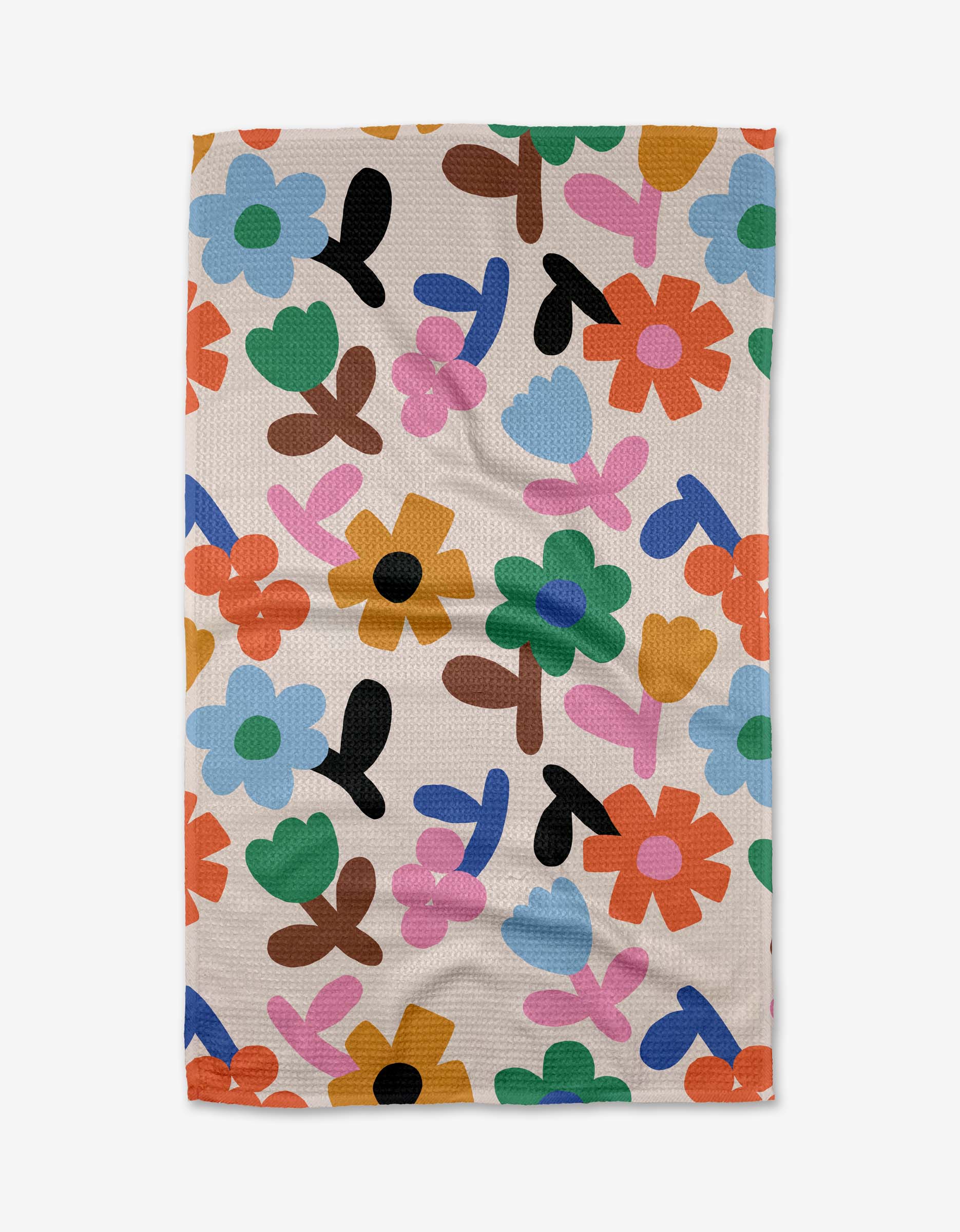 Geometry Sunny Bloom Tea Towel