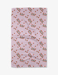 Geometry Tomato Gingham Kitchen Tea Towel