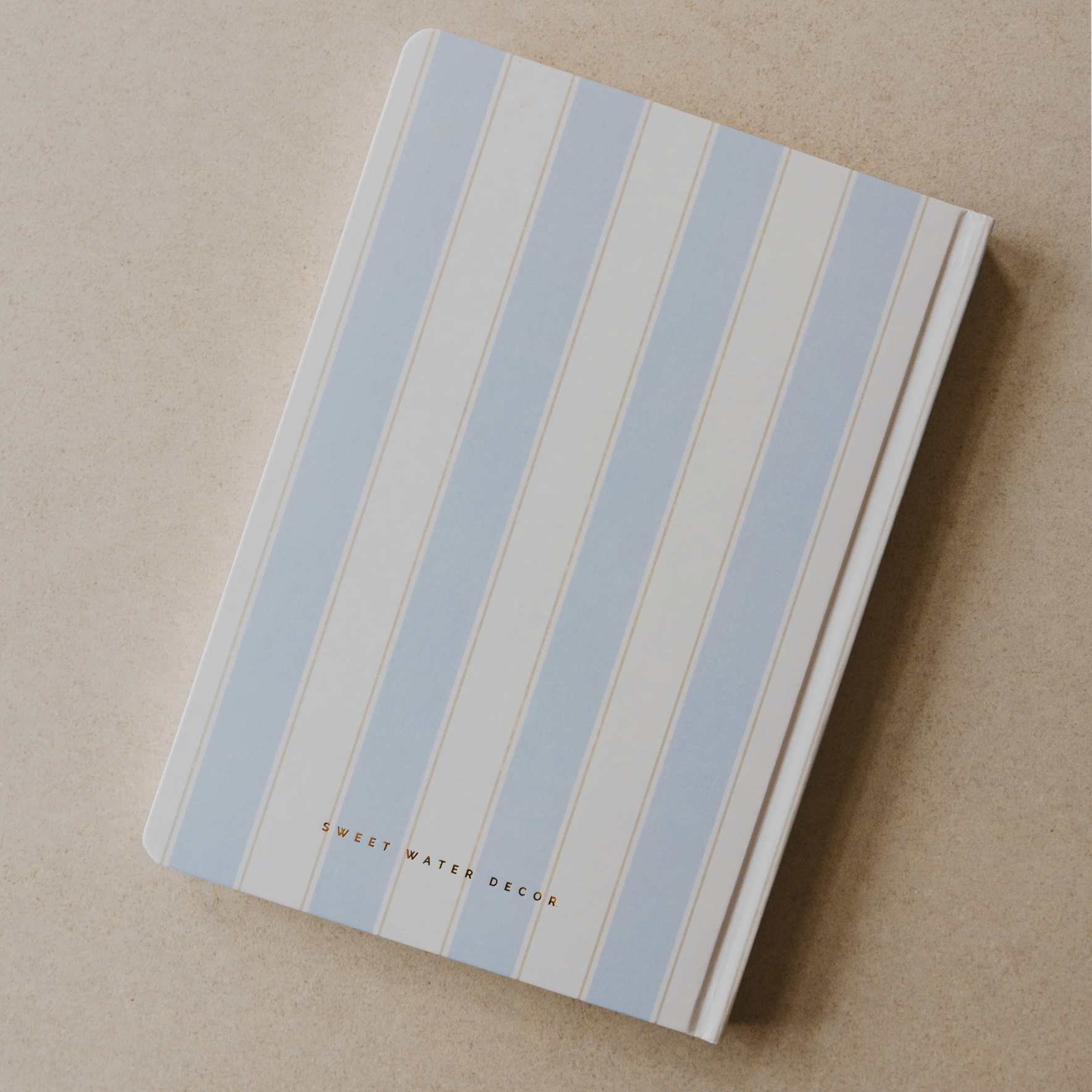 Be Mindful Prompted Striped Journal