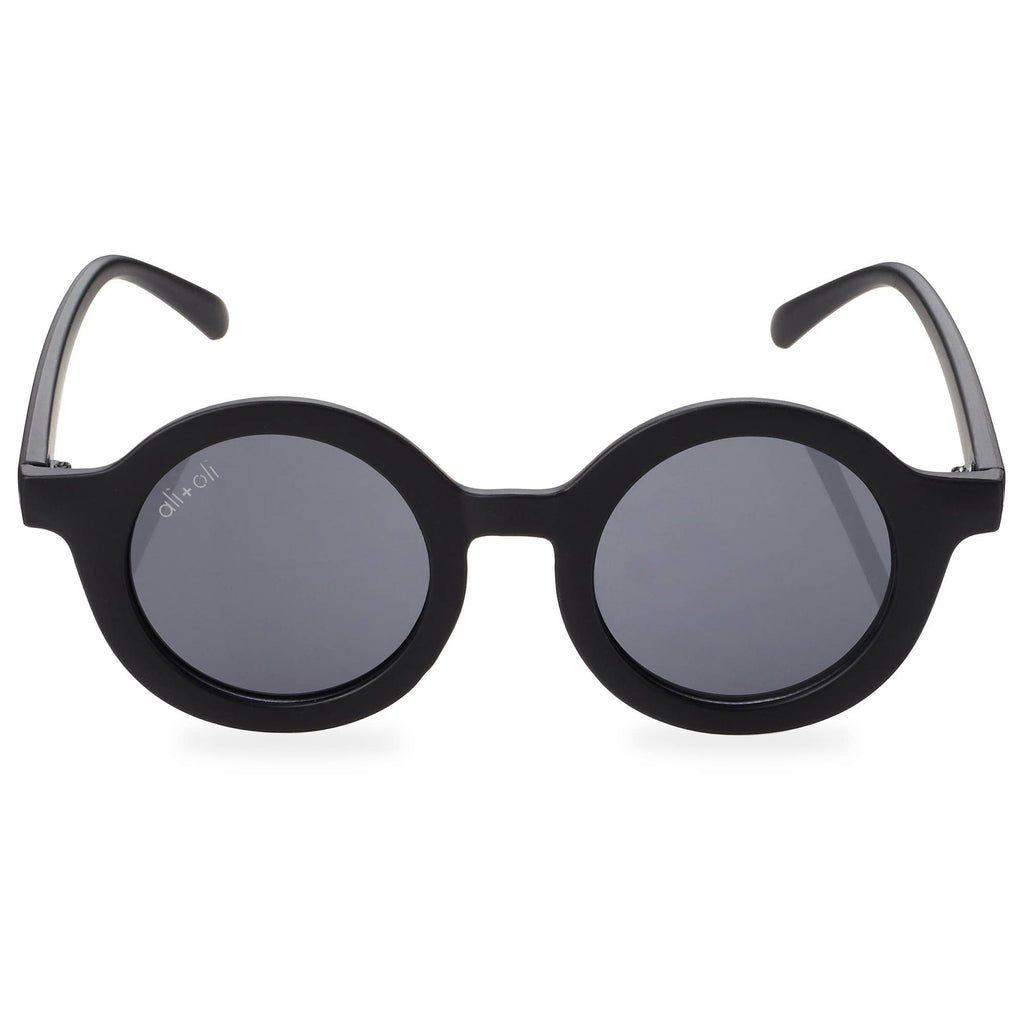 Black Kids Round Sunglasses