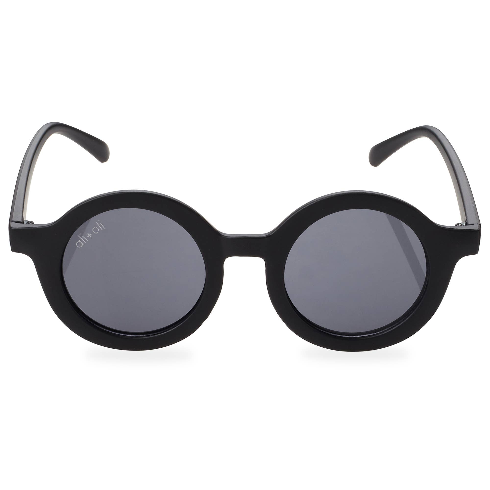 Black Kids Round Sunglasses