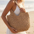 Large Braided Hobo Shoulder Bag