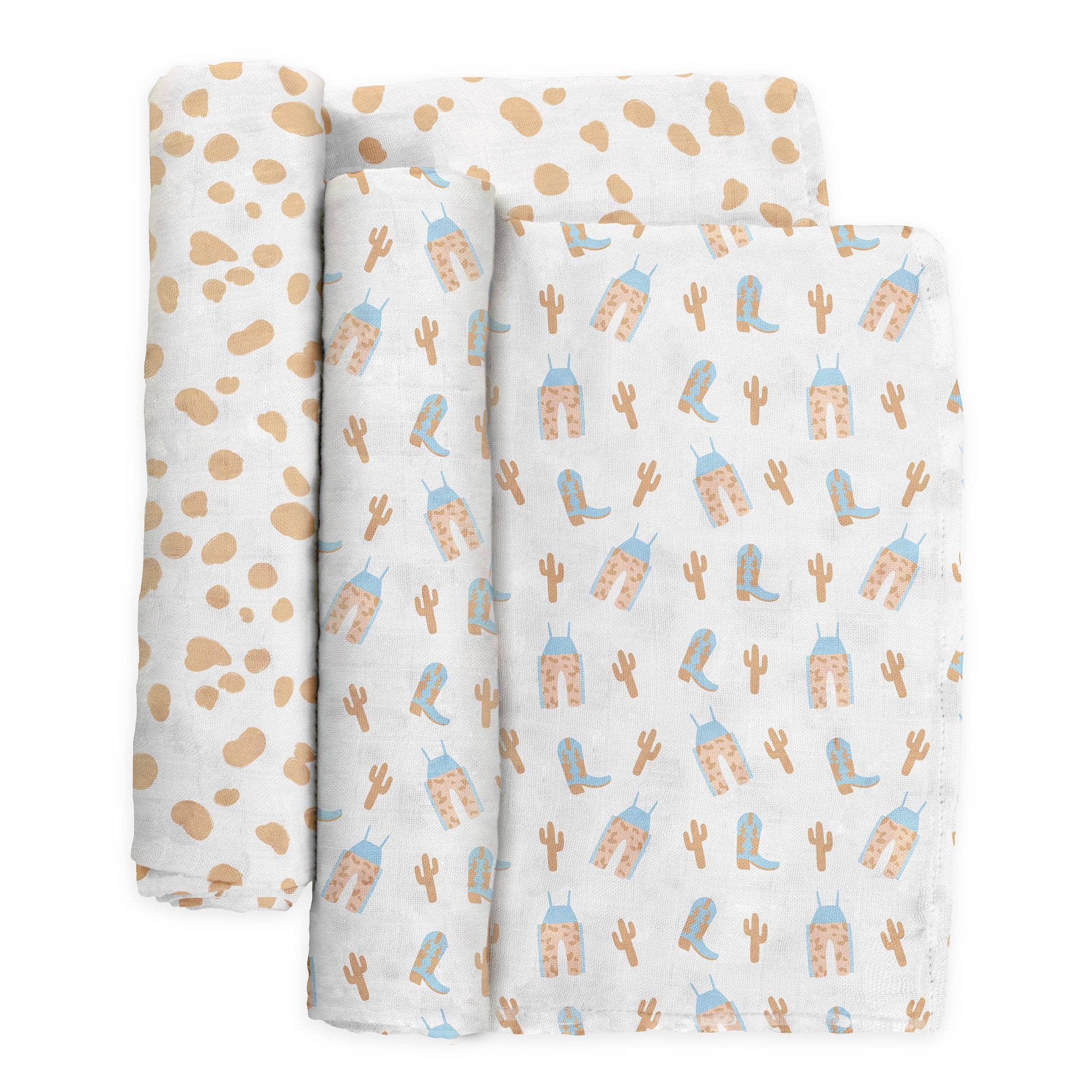 Howdy Partner Swaddle Blanket Set