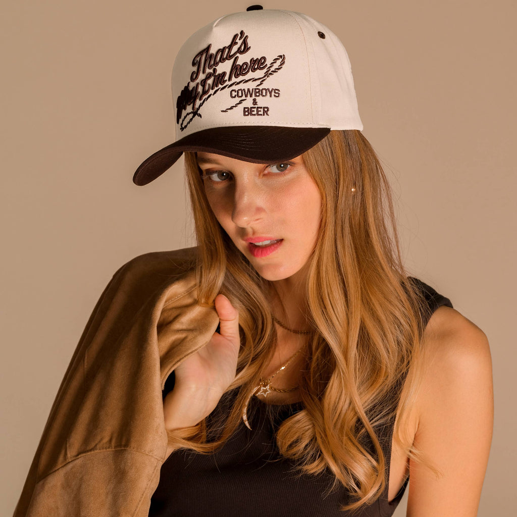 That's Why I'm Here Trucker Cap