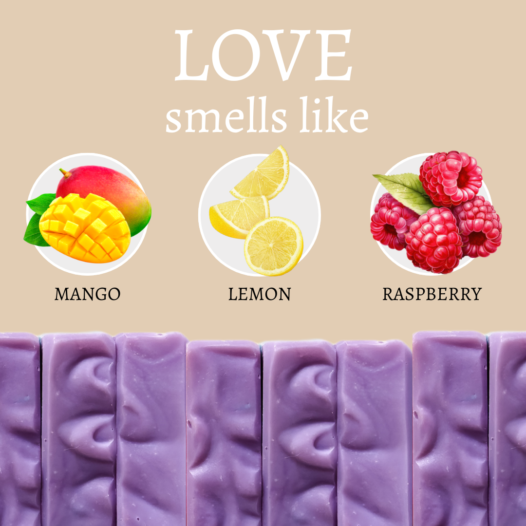 Love Rainbow Pride Handmade Bar Soap