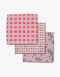 Geometry Quilt Tomato Harvest Dischcloth Set