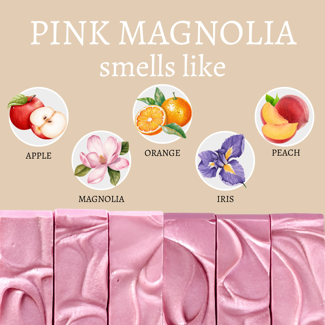 Pink Magnolia Spring Handmade Soap Bar