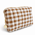 Gingham Cosmetic Bag