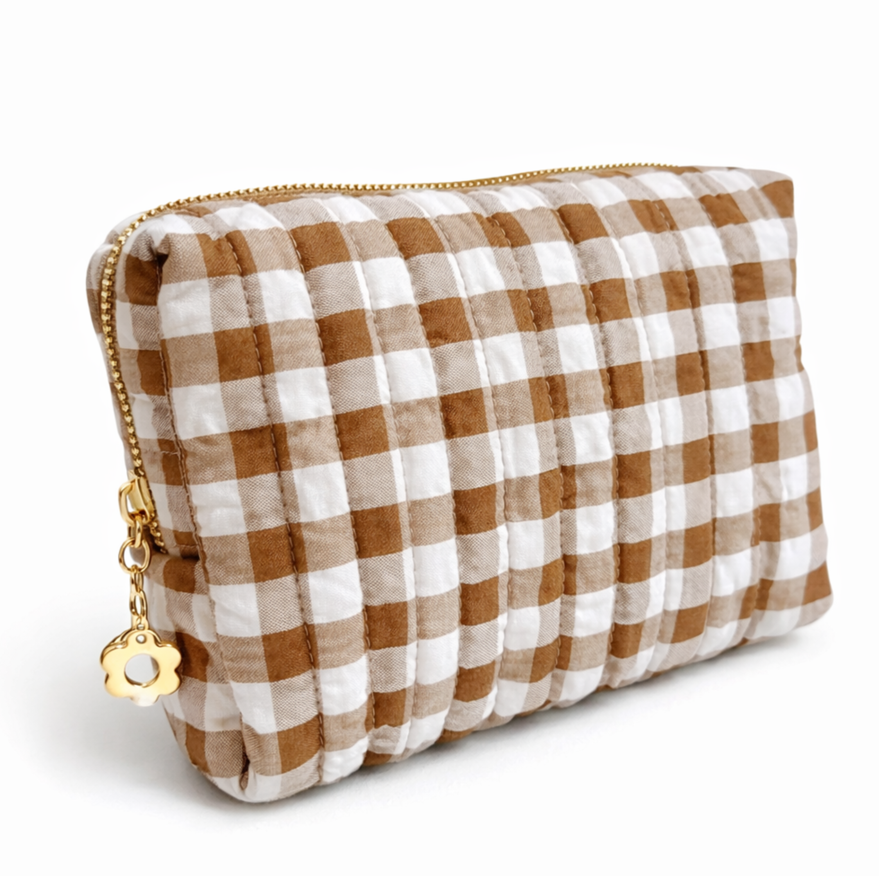 Gingham Cosmetic Bag