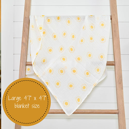 Baby Muslin Swaddle Blanket Beautiful Day