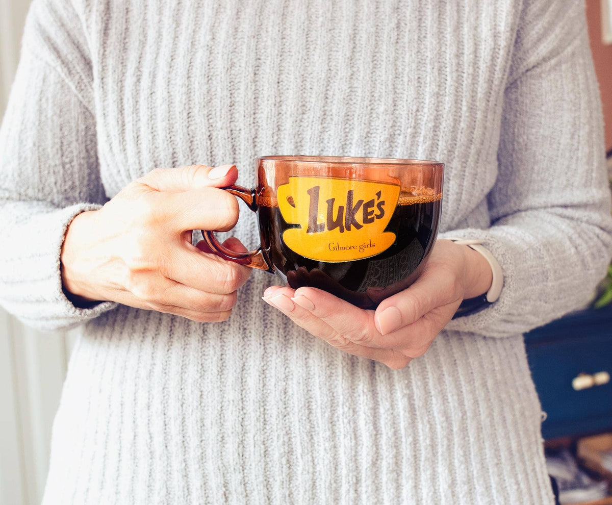 Gilmore Girls Luke's Diner 16 Oz Glass Mug