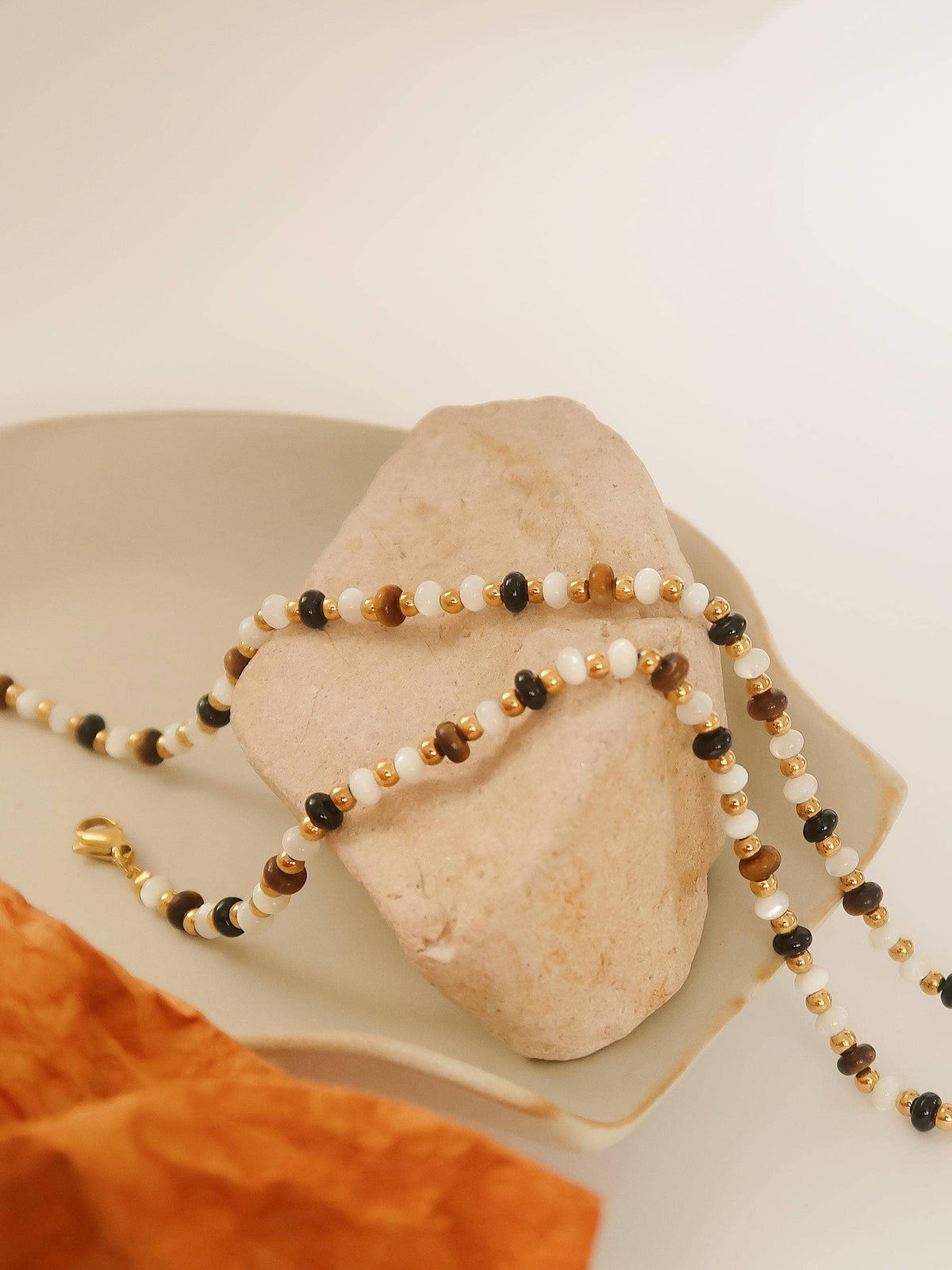 Arrow Non-Tarnish Boho Beaded Necklace