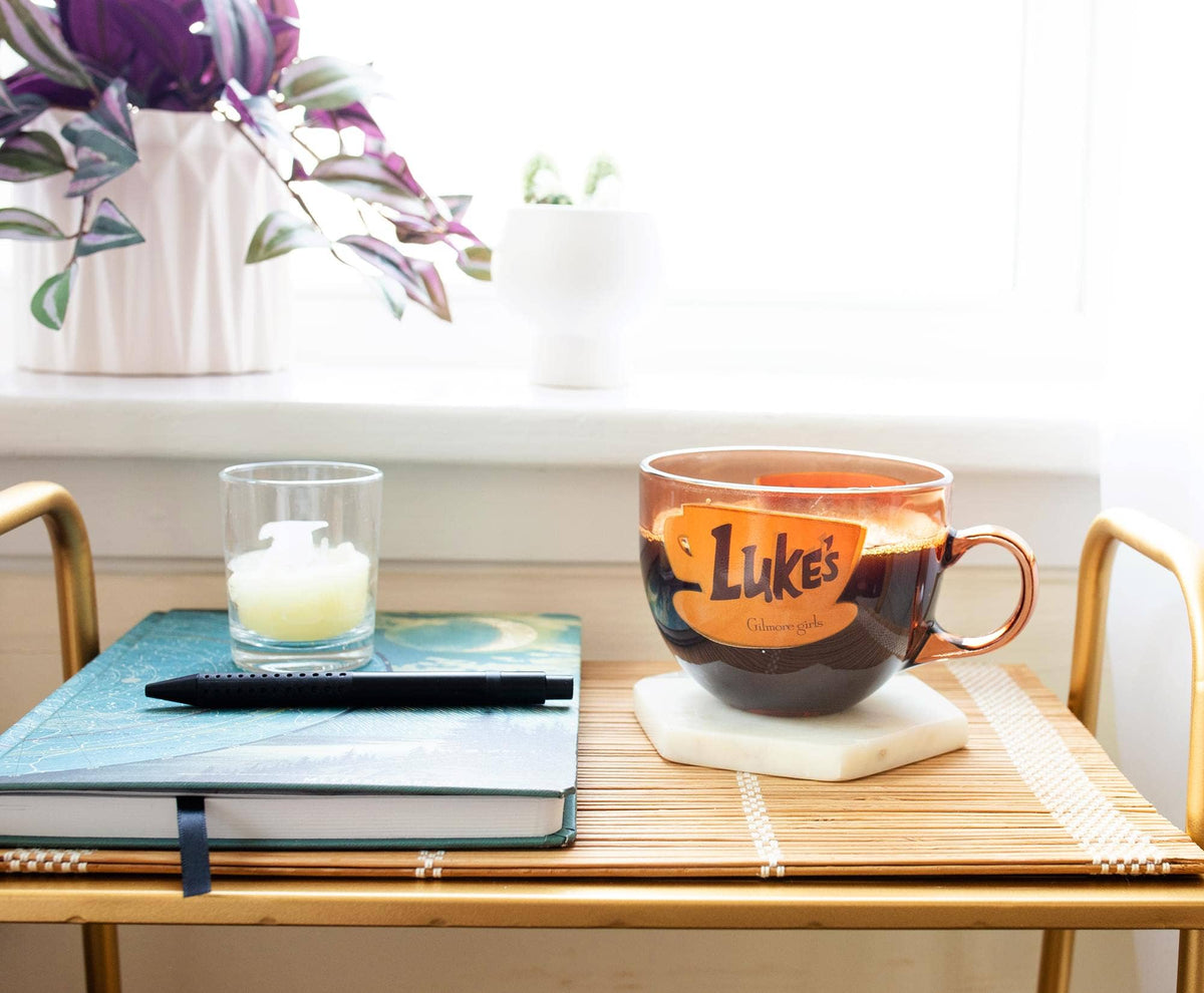 Gilmore Girls Luke's Diner 16 Oz Glass Mug