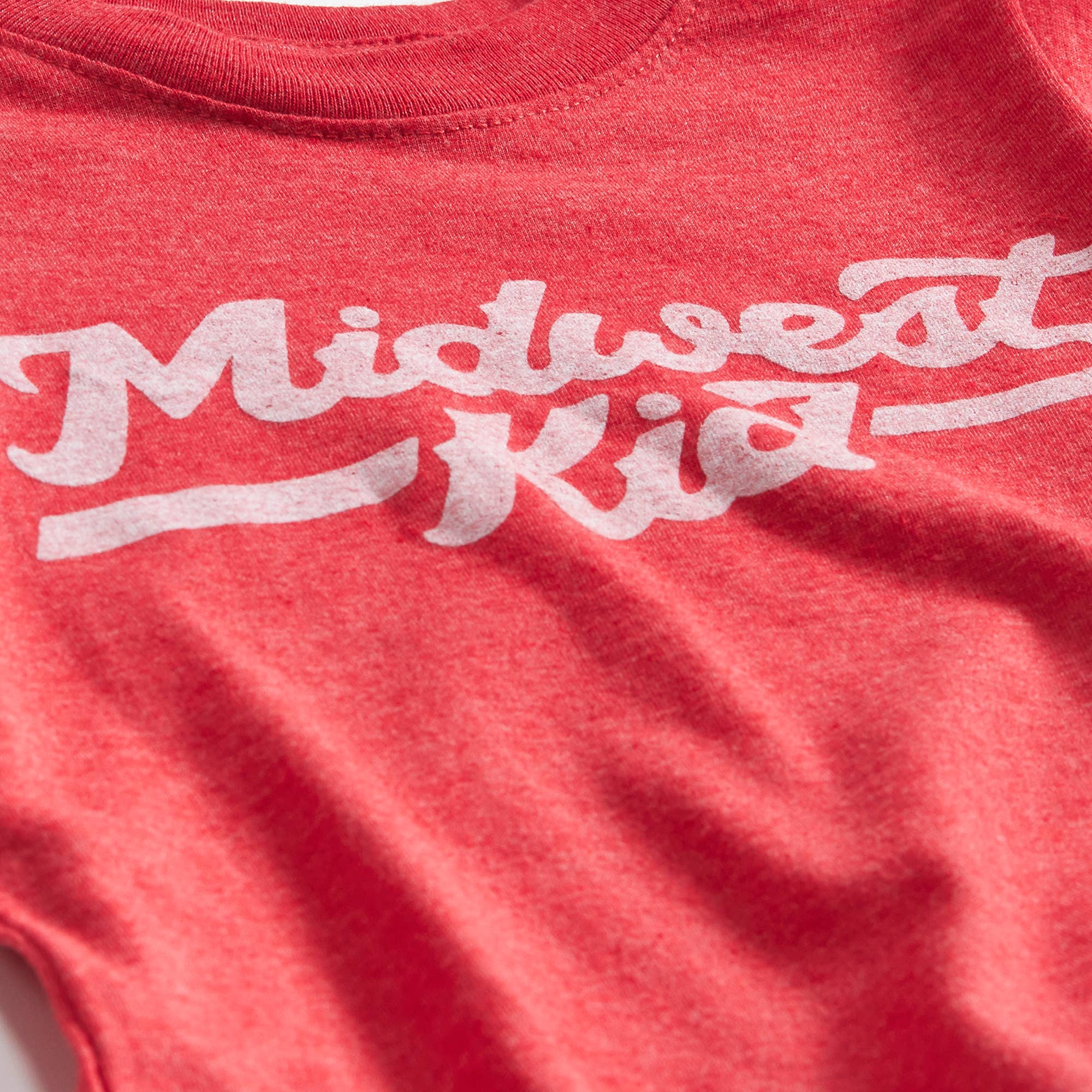 Midwest Kid Heather Red Toddler & Kids T Shirt