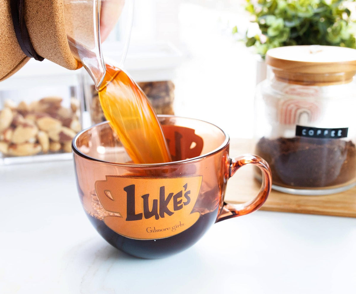 Gilmore Girls Luke's Diner 16 Oz Glass Mug
