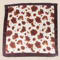 Brown Cow Print  Bandana Scarf