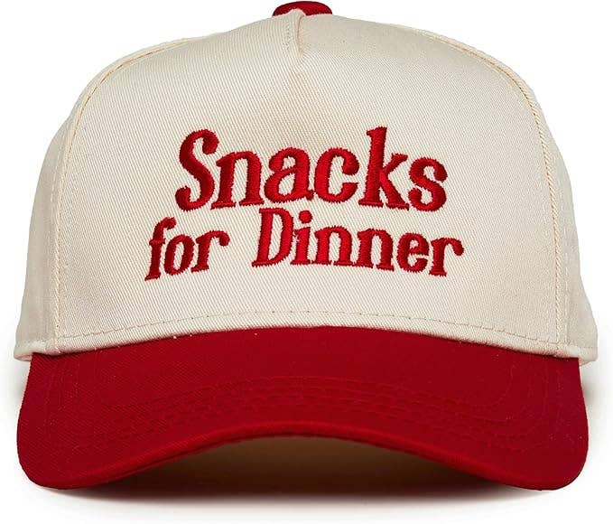 Snacks for Dinner Baseball Cap for Kids