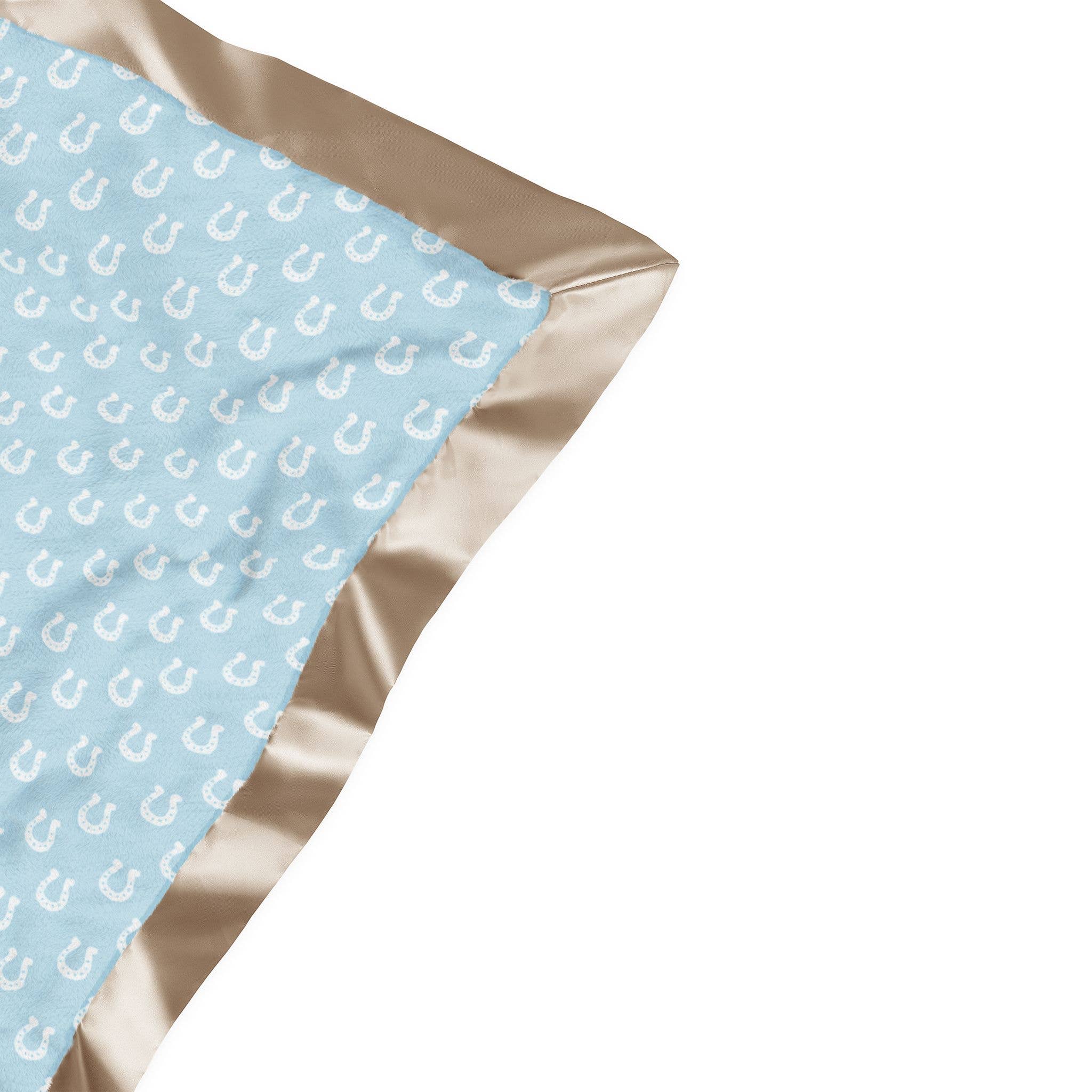 Reversible Baby Blanket Howdy Partner