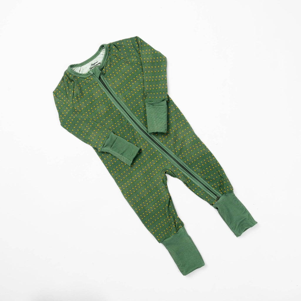 Retro Corn Baby Bamboo Sleeper