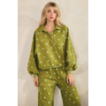 Playful Dot Quarter Zip