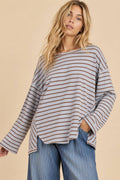 Oversized Striped Long Sleeve