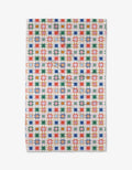 Geometry Patchwork Picnic Kitchen Tea Towel