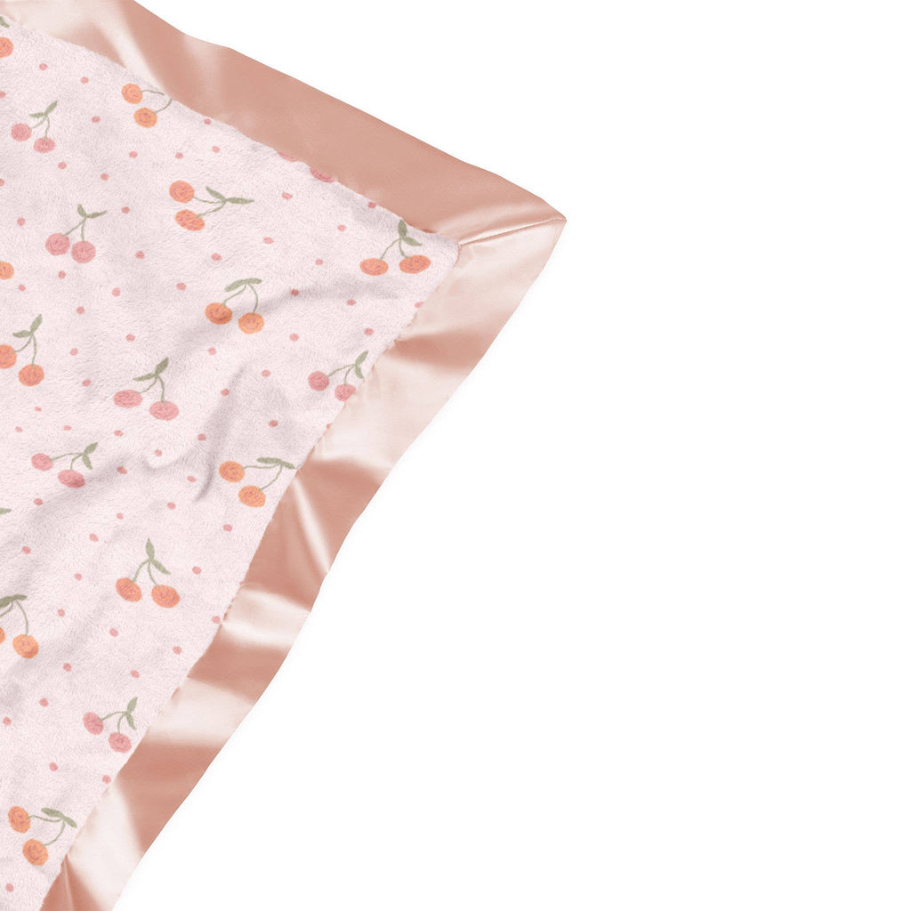 Cherry Cute Reversible Baby Blanket
