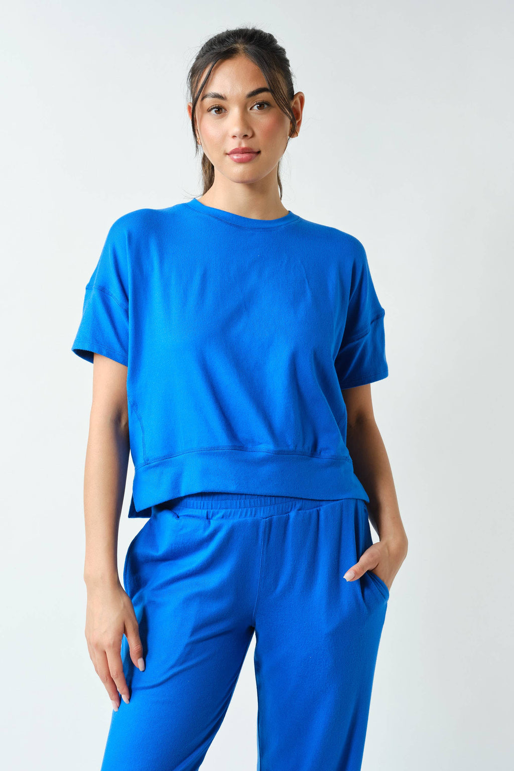 Brushed Hacci Dolman Top