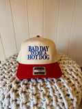 Bad Day to Be a Hot Dog Vintage Trucker Hat