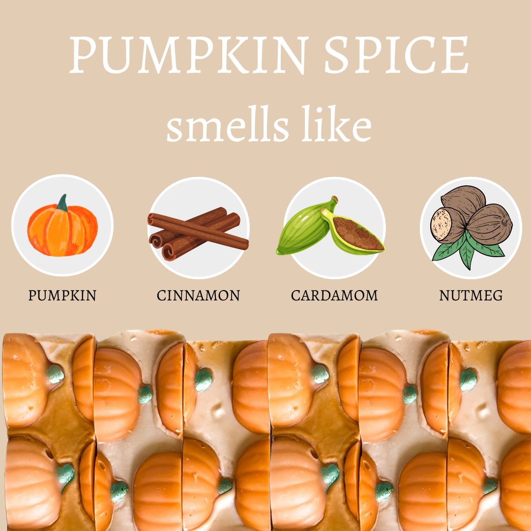 Pumpkin Spice  Handmade Bar Soap