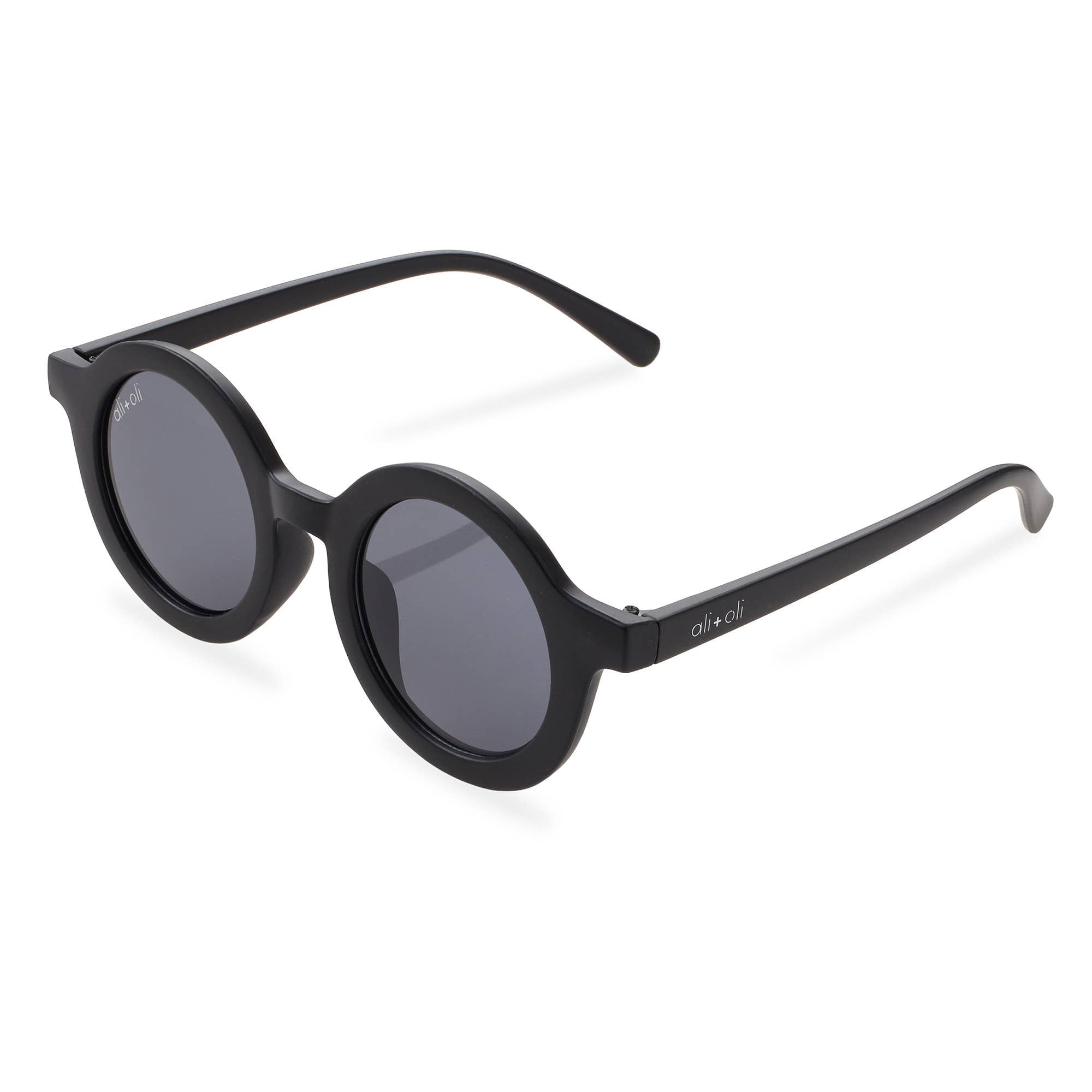 Black Kids Round Sunglasses