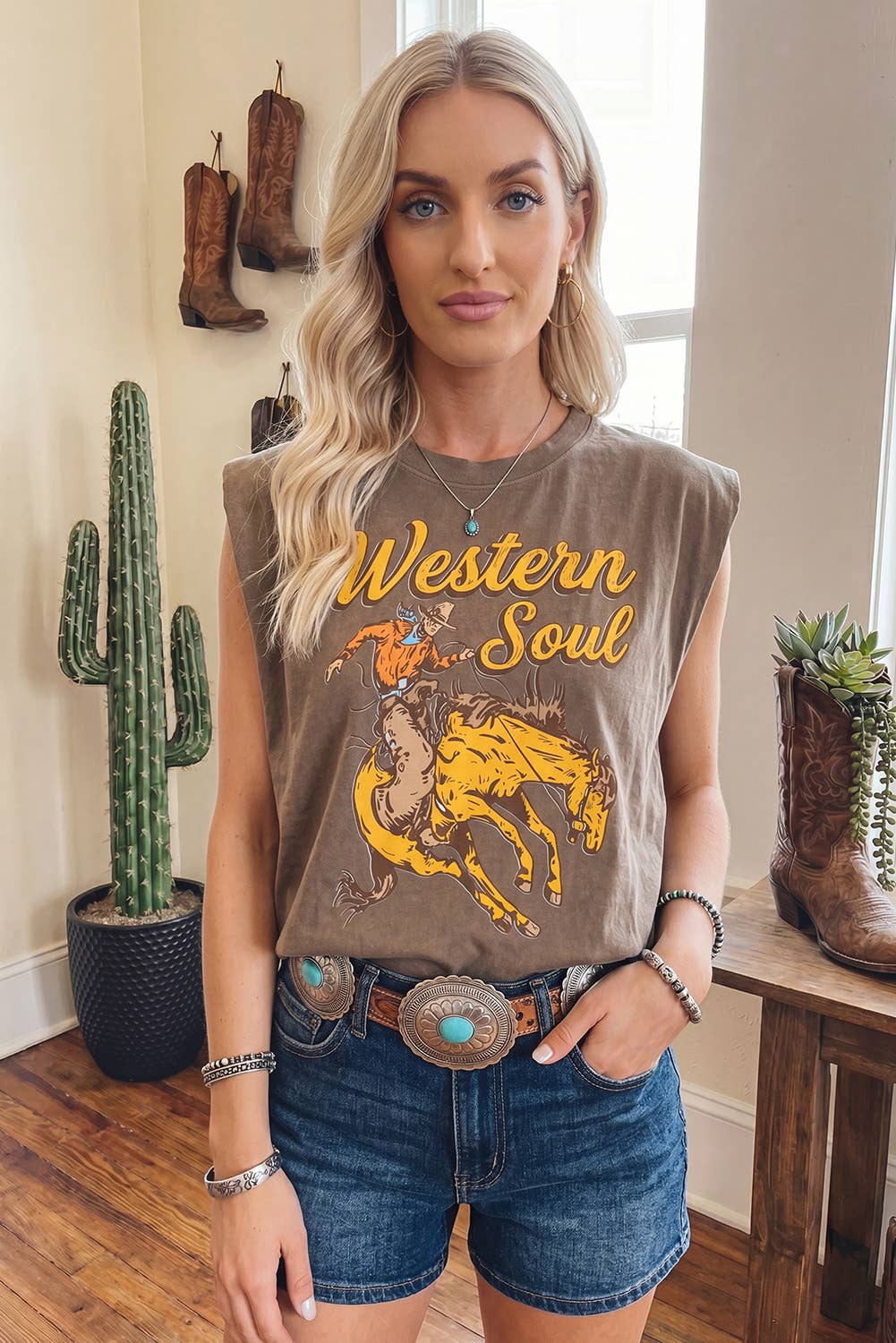 Western Soul Rodeo Tank Top
