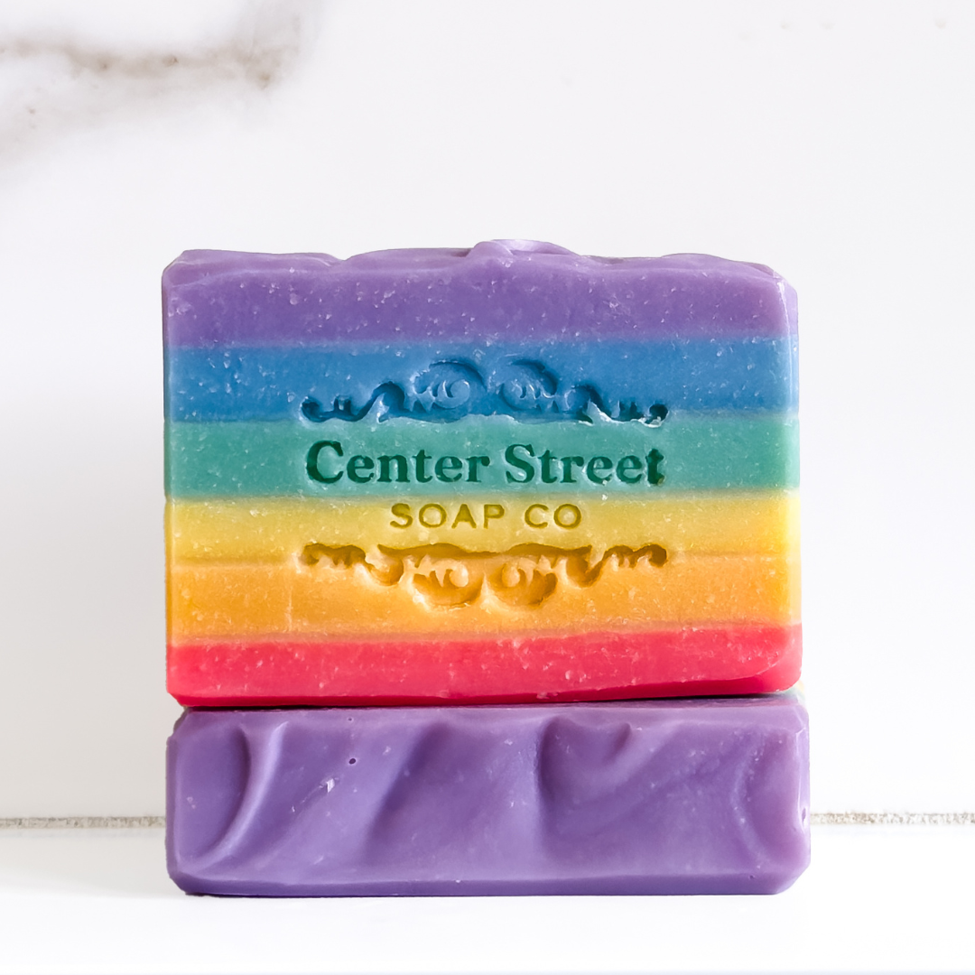 Love Rainbow Pride Handmade Bar Soap