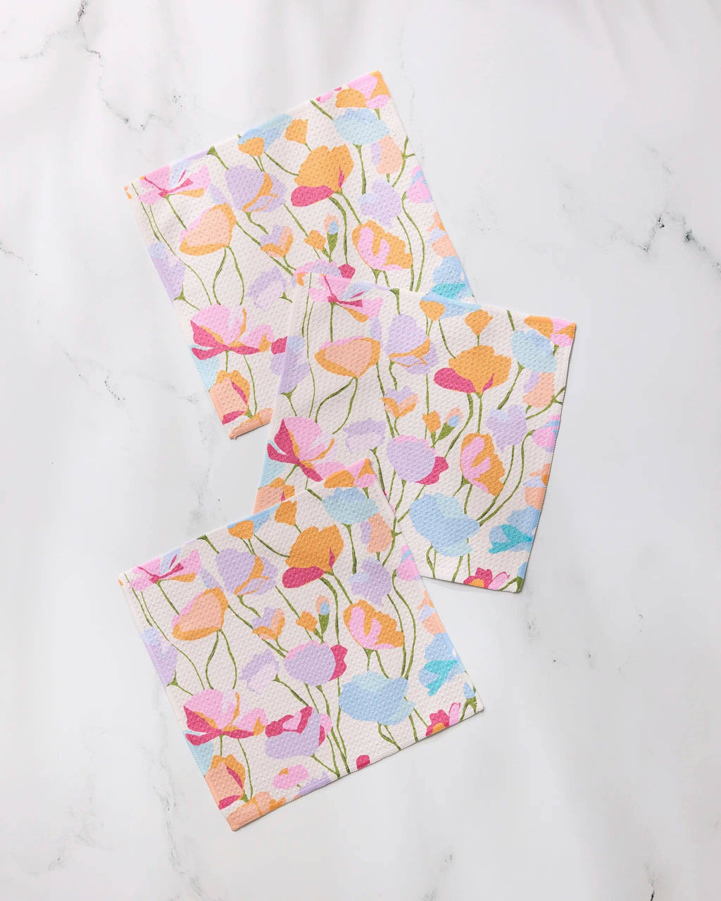 Geometry Sunlit Garden Dishcloth Set