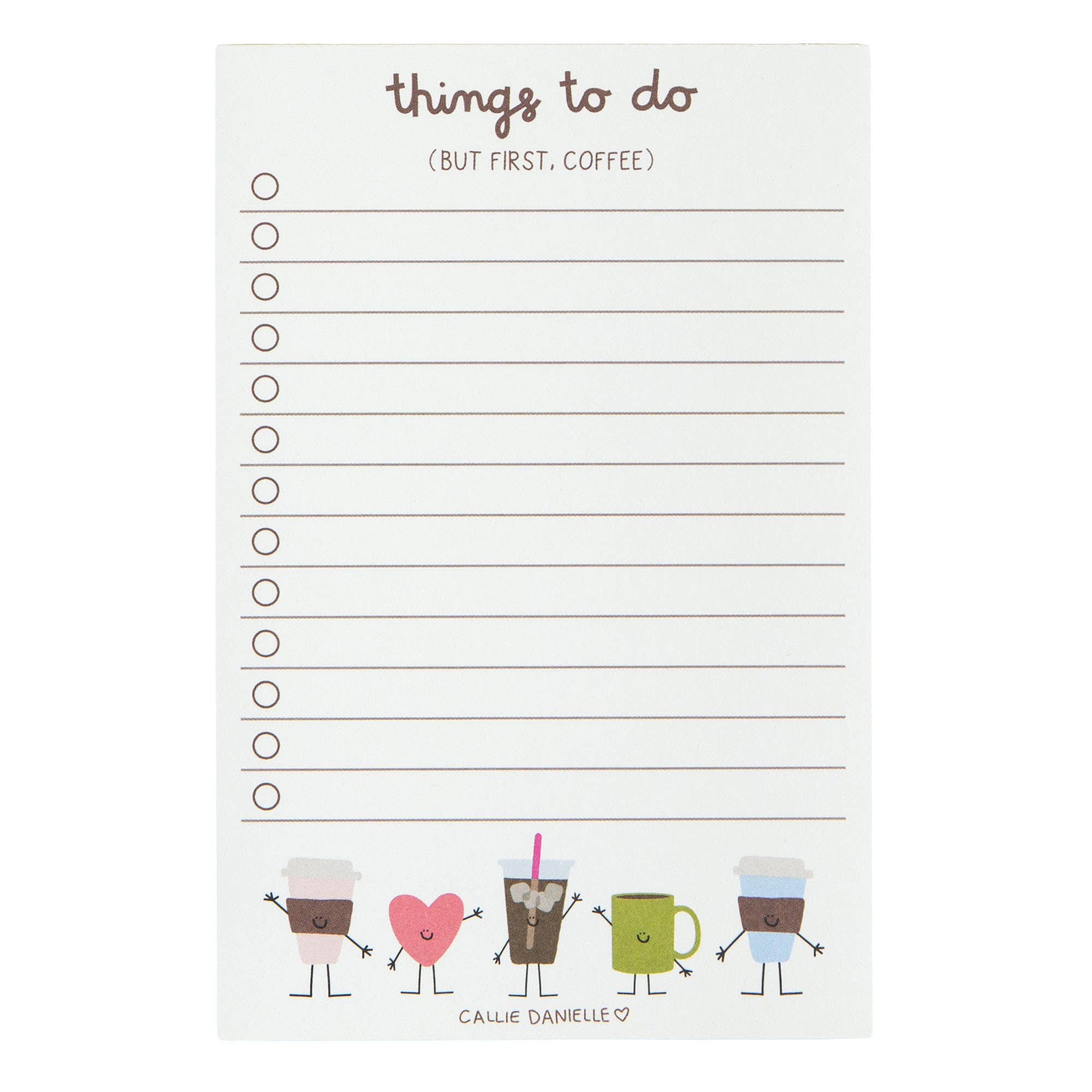 But First Coffee To Do 4x6 Notepad
