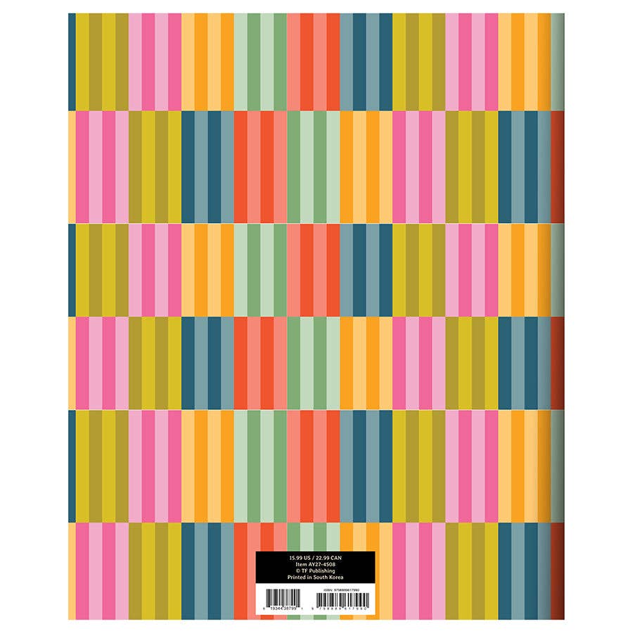 2026/2027 Blocked Colors Large Monthly Planner