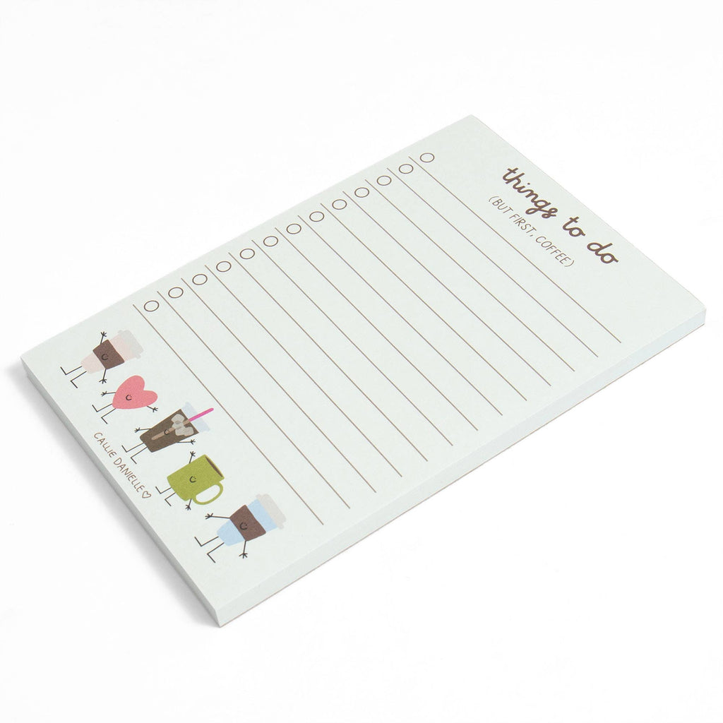 But First Coffee To Do 4x6 Notepad