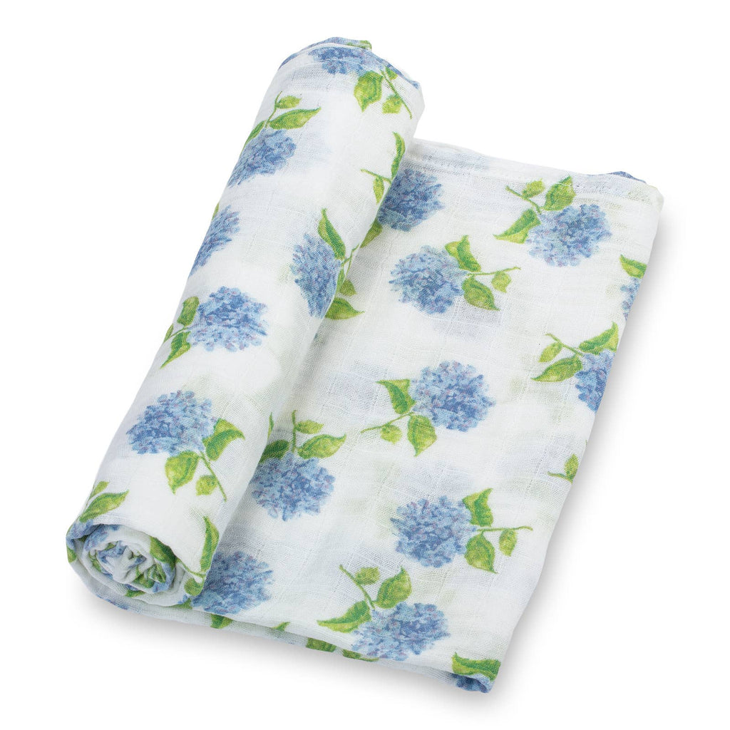 Baby Muslin Swaddle Blanket Hydrangea