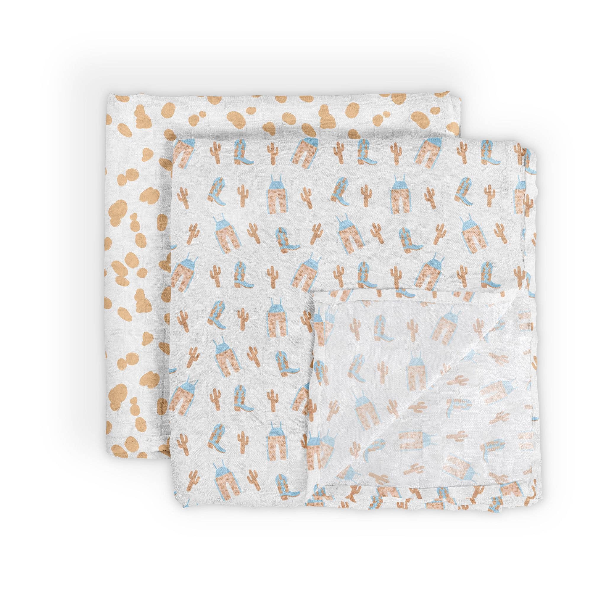 Howdy Partner Swaddle Blanket Set