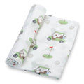 Baby Muslin Swaddle Blanket Golf A Round