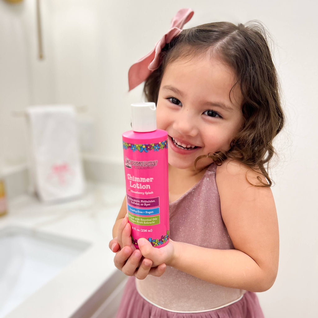 Piggy Paint Strawberry Splash Shimmer Lotion