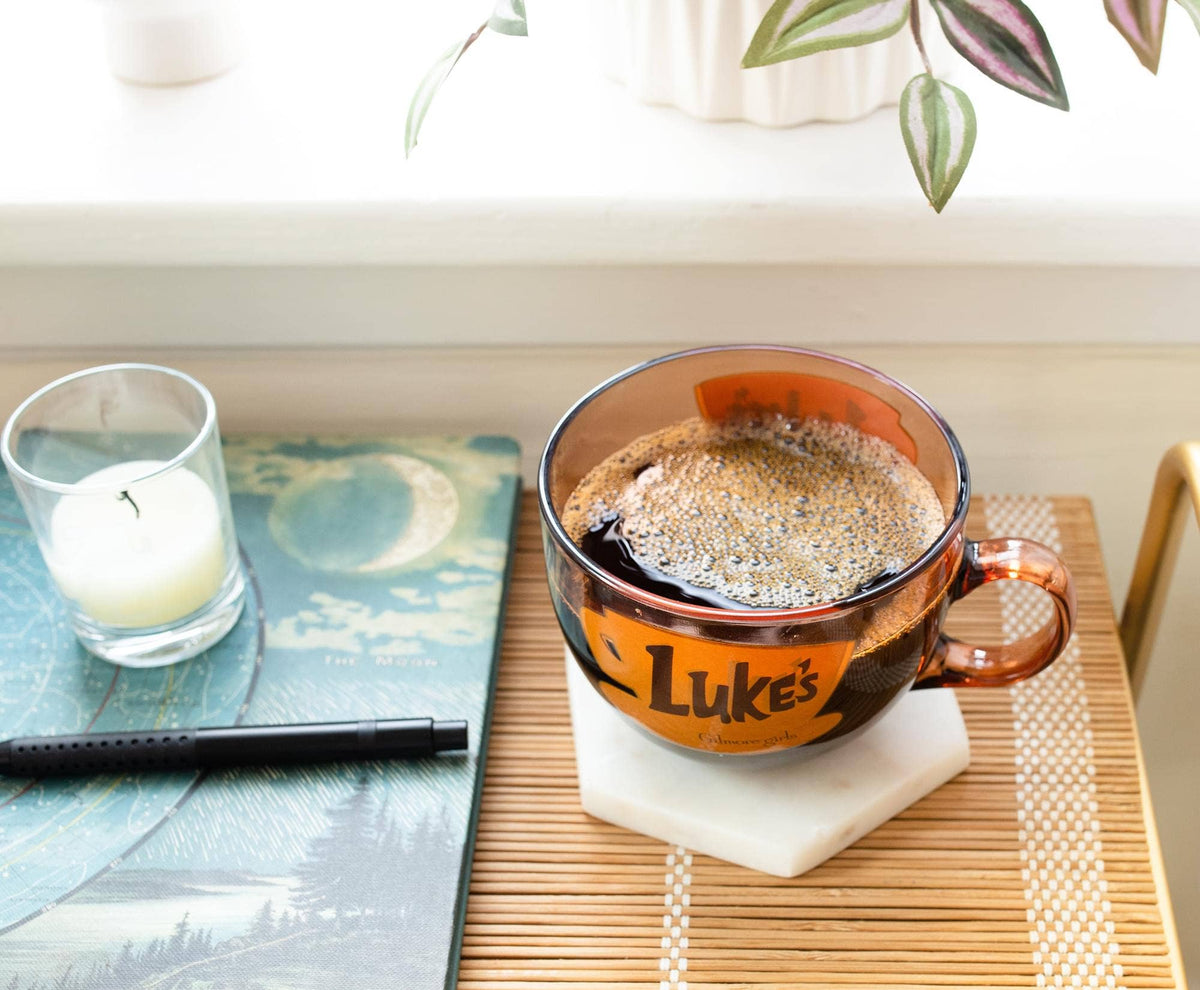 Gilmore Girls Luke's Diner 16 Oz Glass Mug