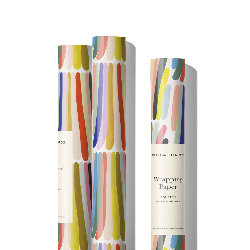 Rainbow Stripes Wrapping Paper