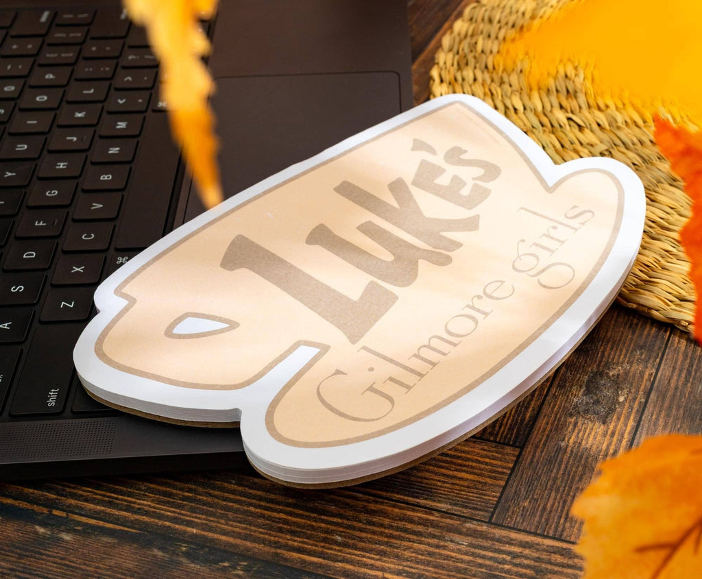 Gilmore Girls "Luke's" Die-Cut Sticky Notepad